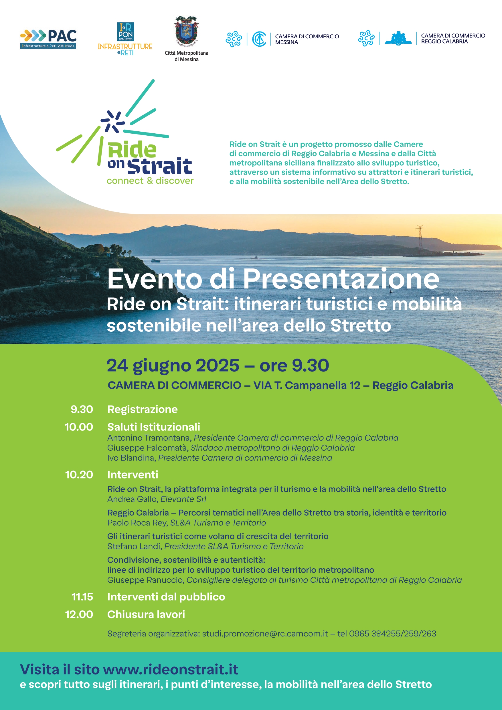 Immagine di copertina per Ride on Strait: Connettere e Scoprire l\'Area dello Stretto per un Turismo Sostenibile