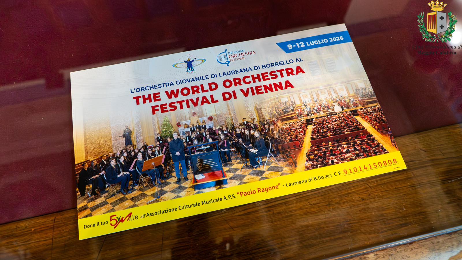Immagine di copertina per L�Orchestra giovanile di Laureana di Borrello si esibir� al The World Festival di Vienna
