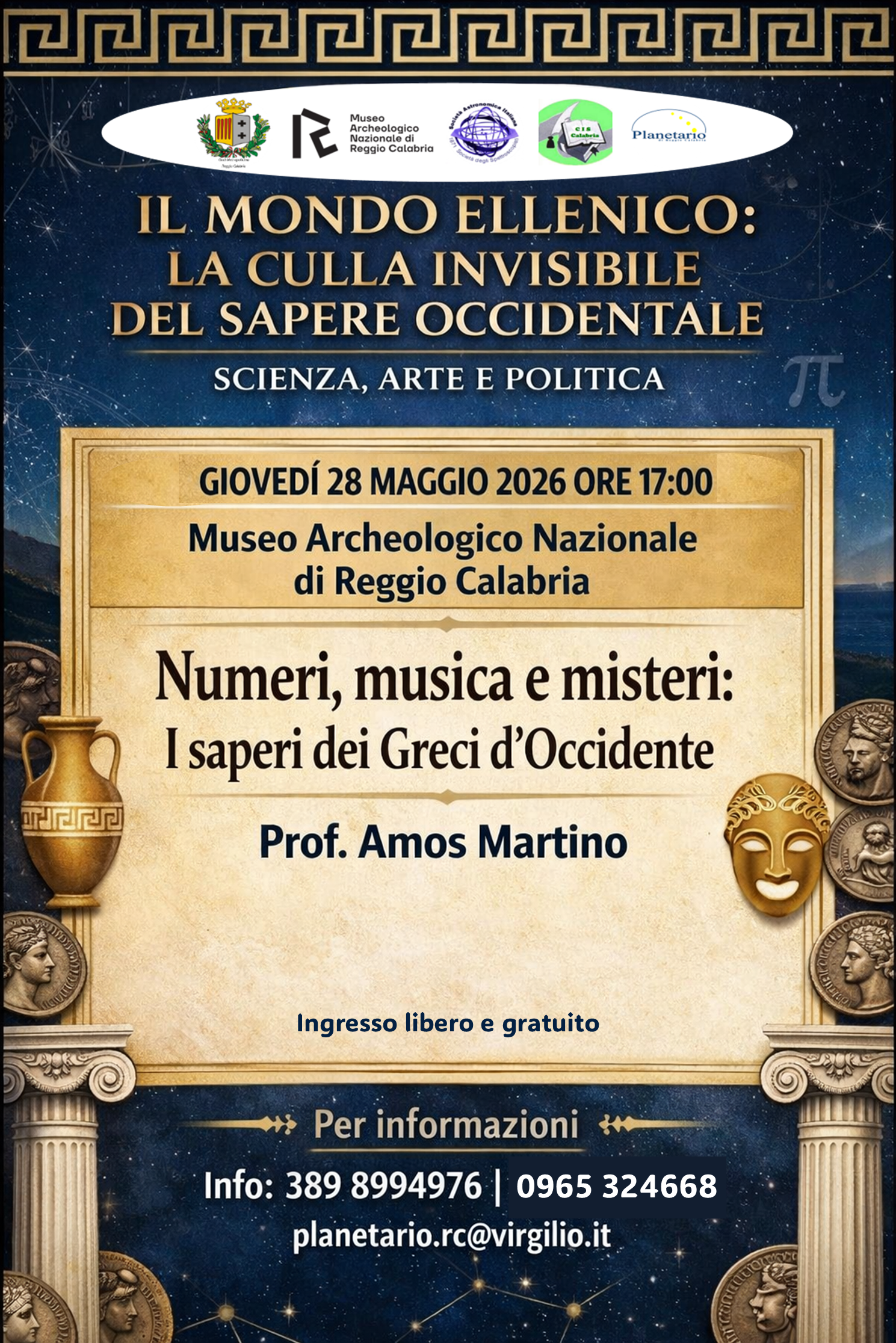 Immagine di copertina per Il 28 maggio al Museo la lezione del professor Martino su \