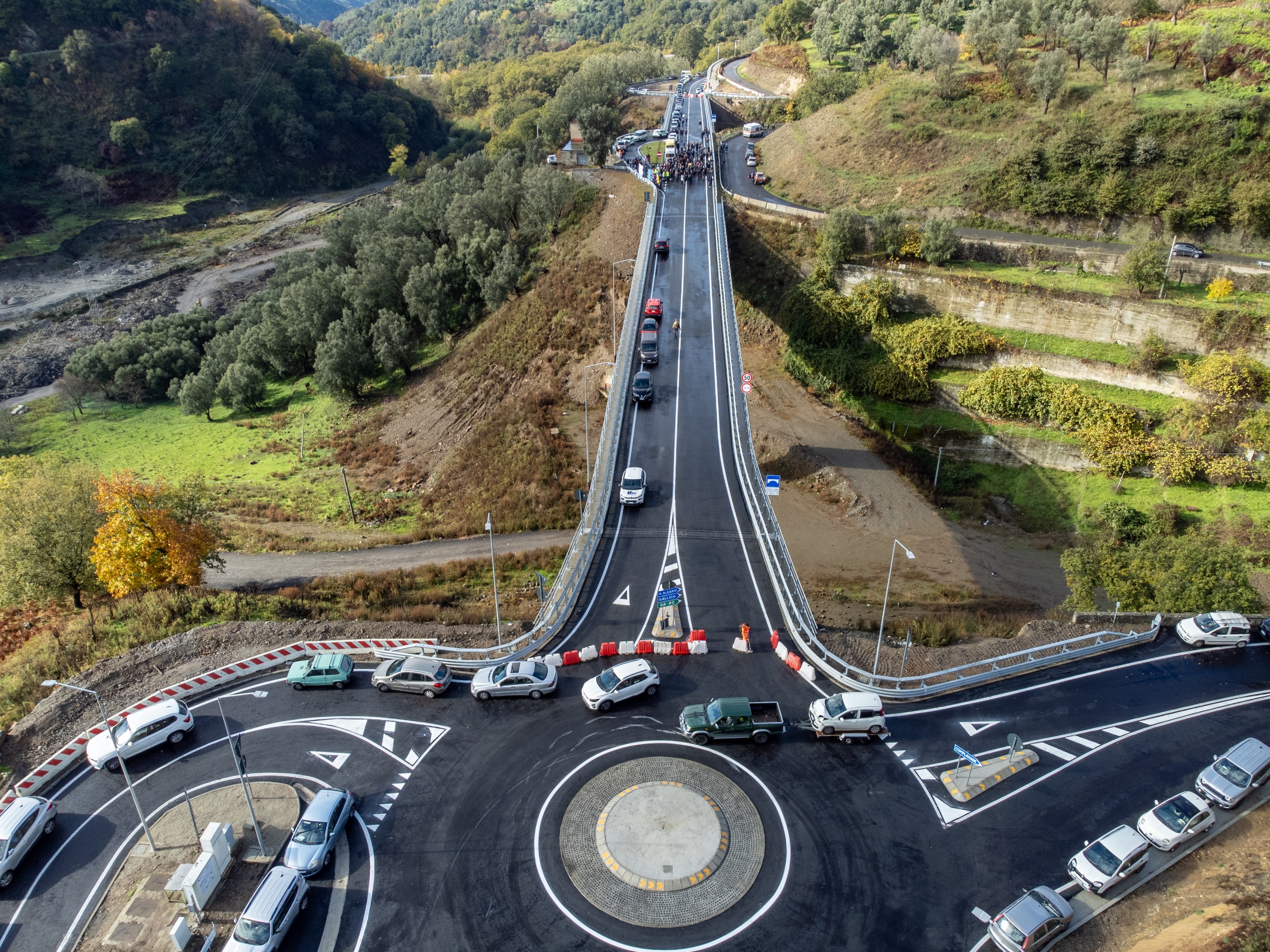 Aperto il tratto aggiuntivo della nuova Gallico - Gambarie, il sindaco Falcomat�: \