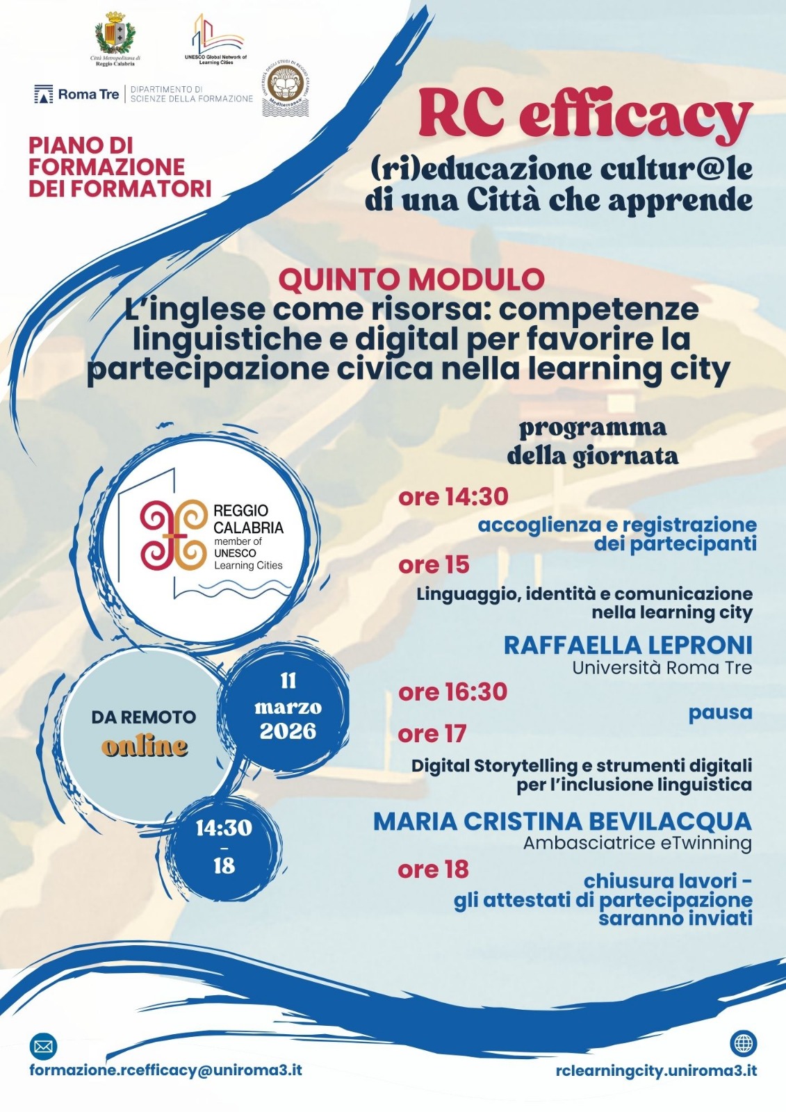 Al via l�ultimo modulo del percorso #RCEfficacy su competenze linguistiche e digitali