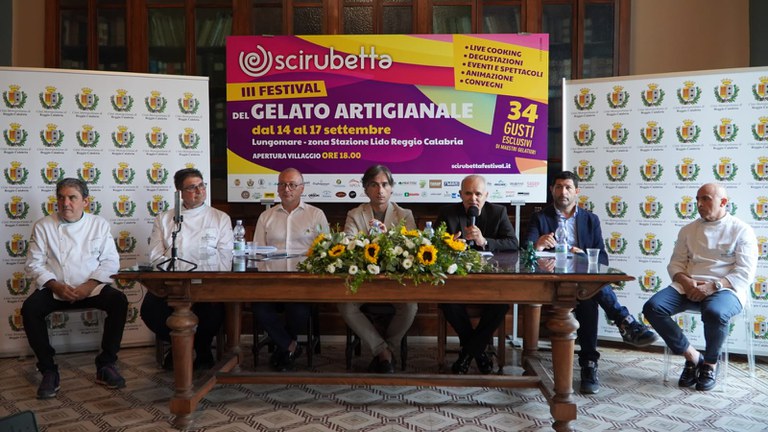 Dal 14 al 17 settembre torna Scirubetta: Reggio Calabria sar� la Capitale del gelato artigianale italiano. A Palazzo Alvaro la presentazione del festival giunto alla terza edizione